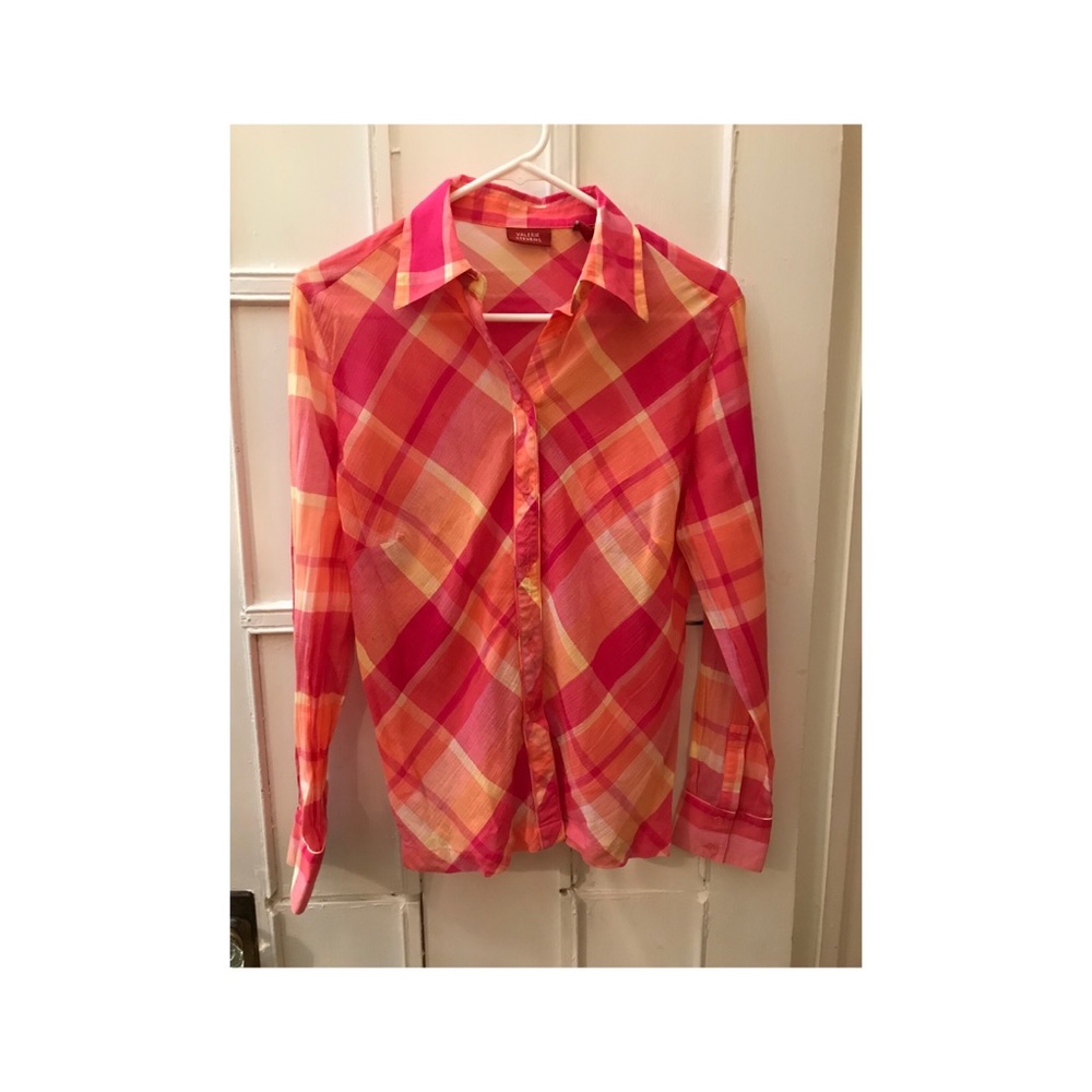 Valerie Stevens Sheer Button Down